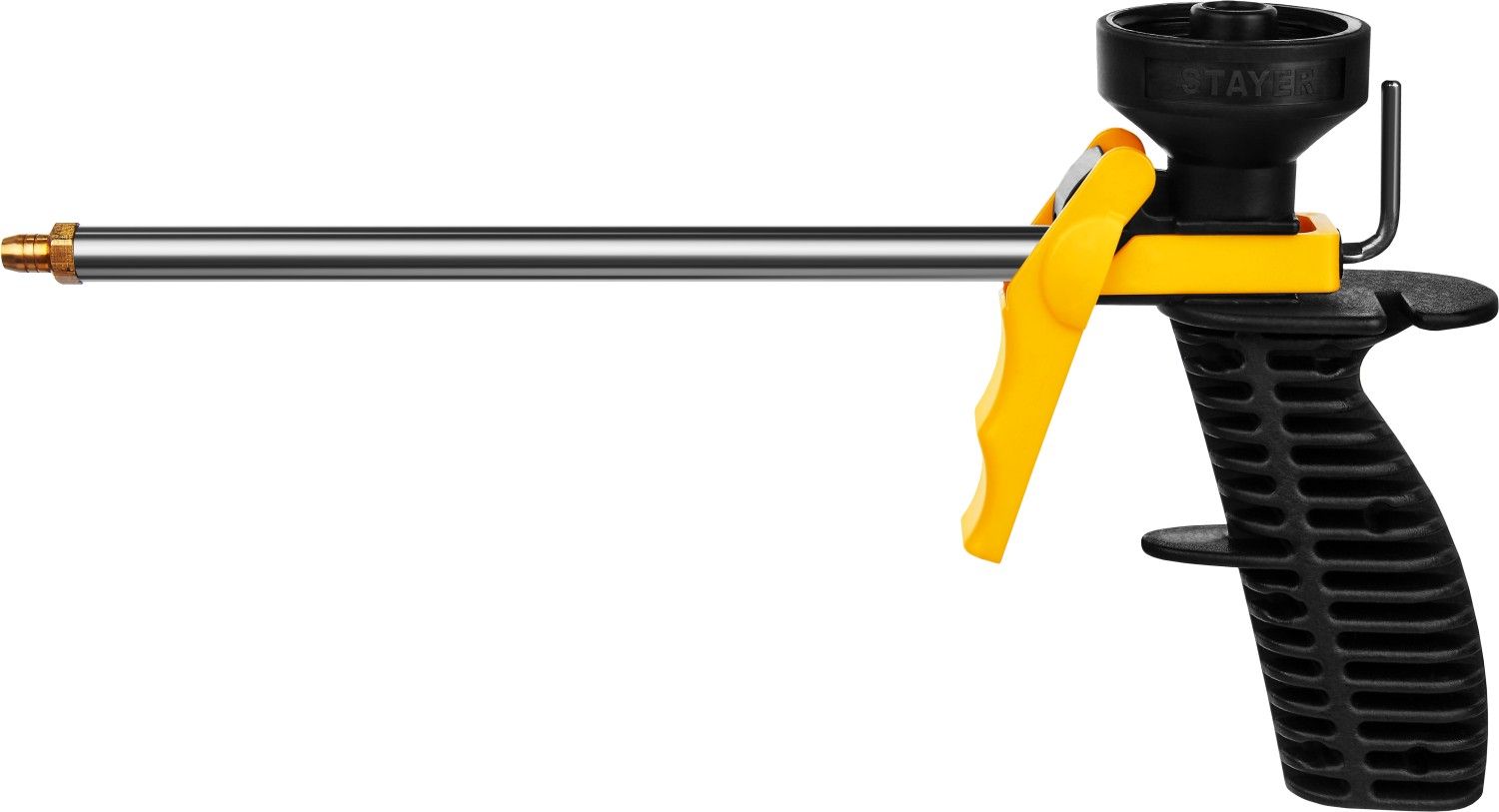 Пистолет для монтажной пены "ULTRA", нейлоновый химически стойкий корпус, клапаны из нержавеющей стали, STAYER