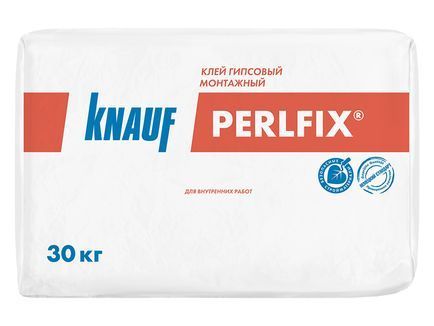 Клей Перлфикс "KNAUF" для ГКЛ, ГВЛ гипсовый 30 кг