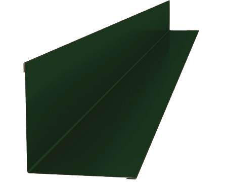 Планка угла внутреннего 115х115х2000 - зеленый 6005