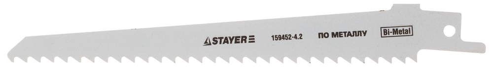 Полотно для сабельной эл. ножовки Bi-Metall, дерево, дерево с гвоздями,металл, газобет S611DF STAYER