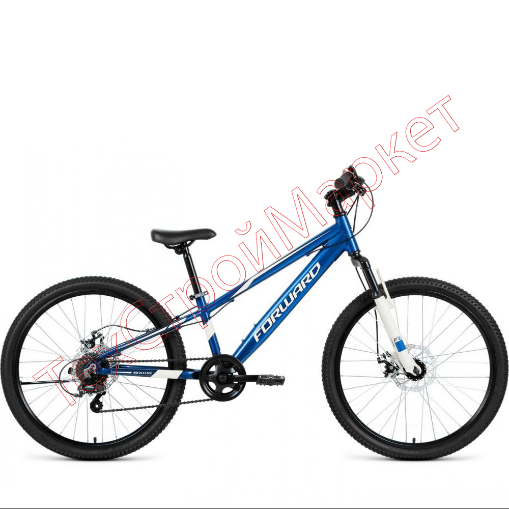 Велосипед Forward TWISTER 20 1.0 (рост 10") 2020-2021, синий/белый, RBKW1J307007