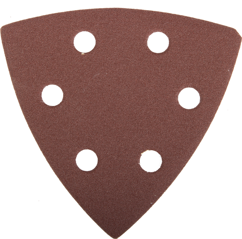Треугольник шлифовальный универсальный на велкро основе, 6 отверстий, Р40, 93х93х93, ЗУБР "МАСТЕР" 