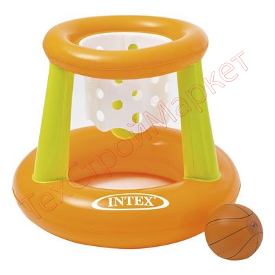 Корзина баскетбольная надувная INTEX 67 х 55 см, с мячом надувным от 3 лет