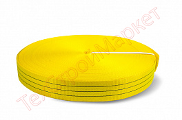 Лента текстильная TOR 6:1 75 мм 10500 кг (желтый), м