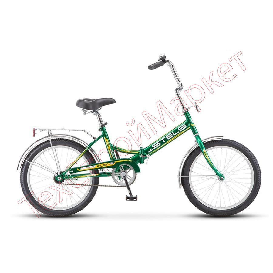 Велосипед 20" STELS Pilot-410 (13.5" Зеленый/желтый)