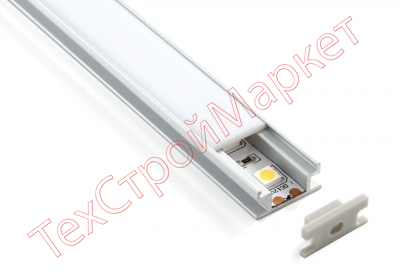 Профиль Elektrostandard встраиваемый напольный алюминиевый для LED ленты (8mm) LL-2-ALP002 a028278  