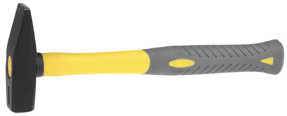 Молоток слесарный кованый с двухкомпонентной фибергласовой ручкой, 0.5кг STAYER "PROFI"