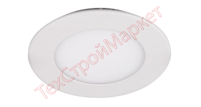 Светодиодный светильник Jazzway PPL-RPW 9Вт 6500K (d145*25mm) 675Лм IP20 белый круг пластик