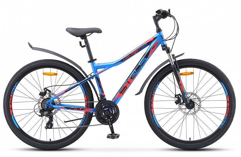 Велосипед 27.5” Navigator-710 MD (18" Синий/чёрный/красный) STELS