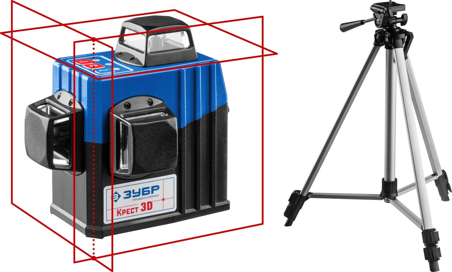Нивелир лазерный ЗУБР КРЕСТ 3D