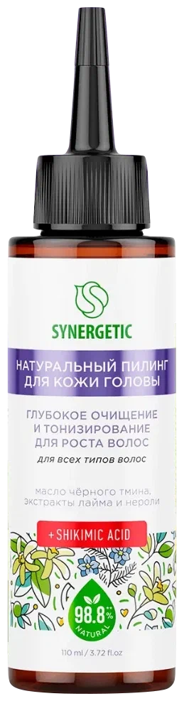 Пилинг для кожи головы "Synergetic" Глубокое очищение и тонизирование, дозатор, 0,110л. 702003/12