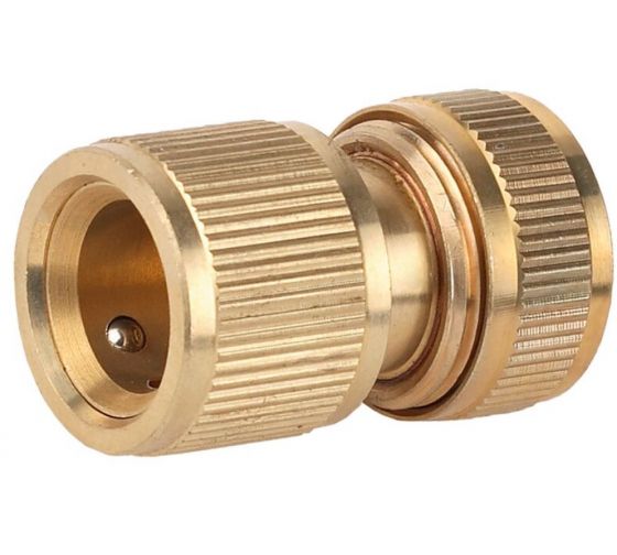 Соединитель быстросъёмный для шланга, из латуни, BC-12, 1/2", GRINDA PROLine