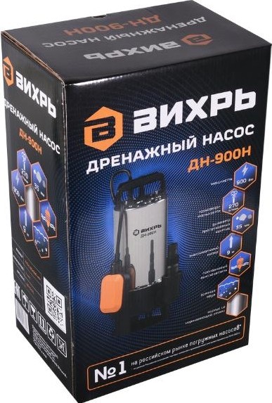 Насос дренажный ДН-900H Вихрь
