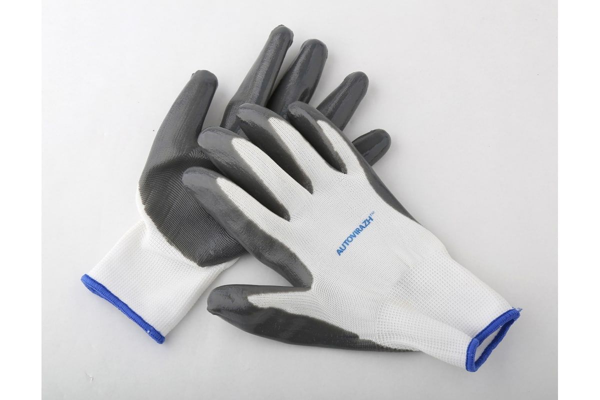 Перчатки с нитриловым покрытием р.9 "AUTOVIRAZH" AV-280126