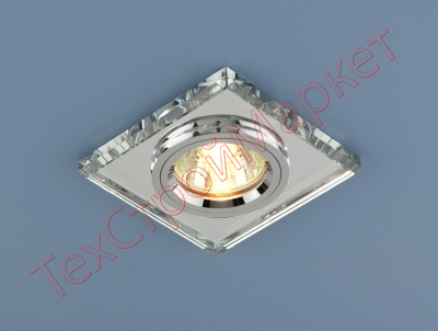 Точечный светильник Elektrostandard 8170/2  MR16 G5.3  зеркальный серебро  (SL/SL) SC a031562    