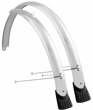 Крылья 28" HD-1 полноразмерные стальные хромированные, комплект (Nav. 300, Десна)