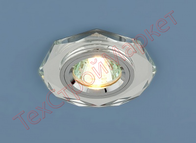 Точечный светильник Elektrostandard 8020/2/8020  G5.3 MR16  зеркальный серебро  (SL/SL) SC a030532  