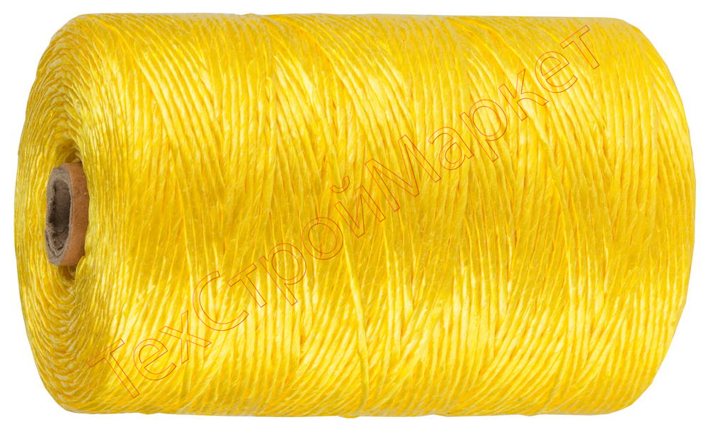 Шпагат ЗУБР многоцелевой полипропиленовый, желтый, d=1,8 мм, 110 м, 50 кгс, 1,2 ктекс