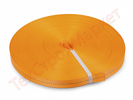 Лента текстильная для ремней TOR 75 мм 10500 кг (оранжевый), м