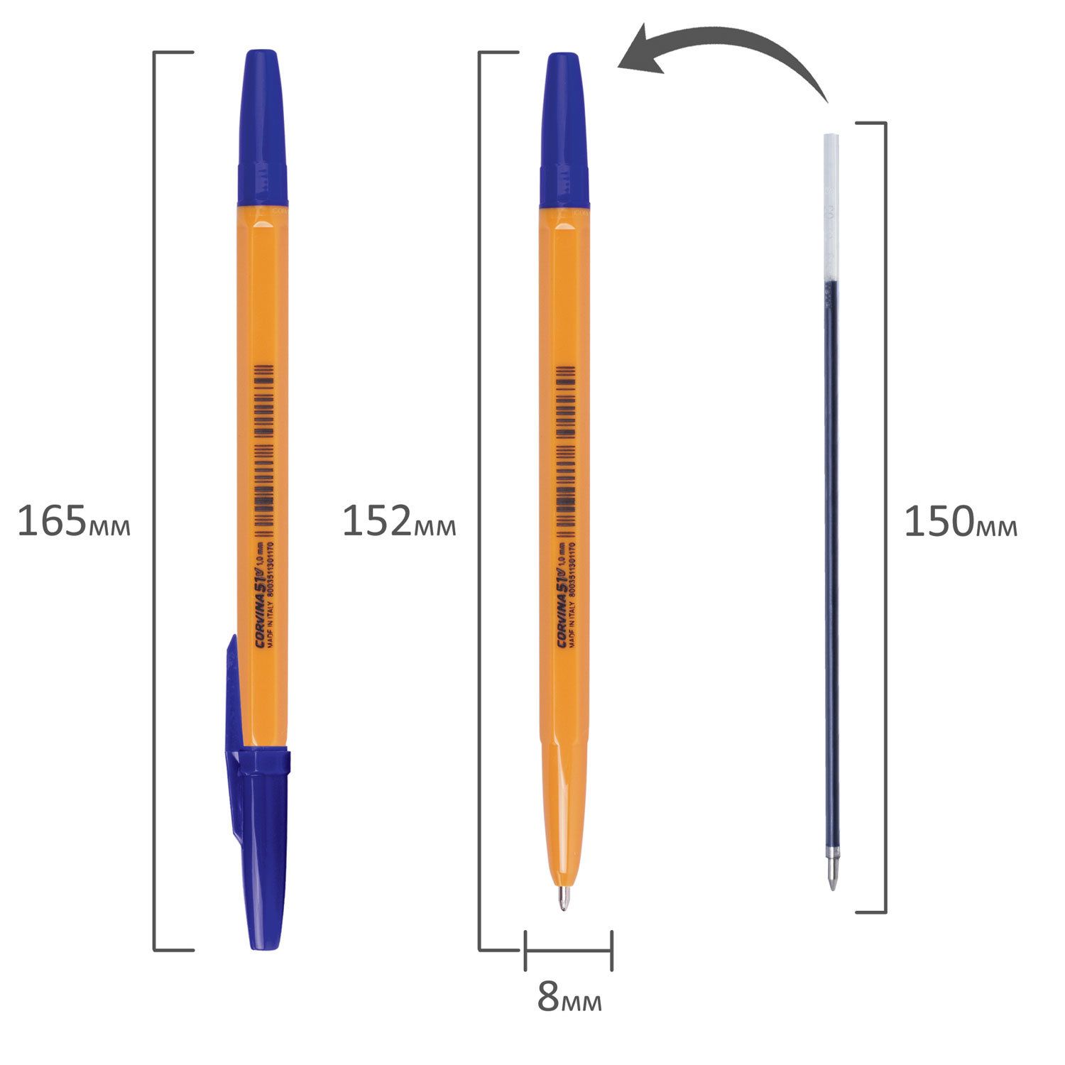 Длина ручки. Ручка шариковая BRAUBERG X-333 Orange. Ручка шар.Corvina 