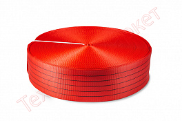 Лента текстильная TOR 6:1 125 мм 17500 кг (красный), м