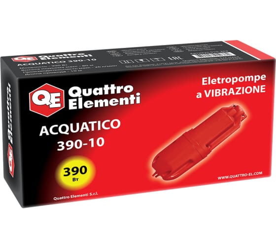 Насос вибрационный  QUATTRO ELEMENTI Acquatico 390-10