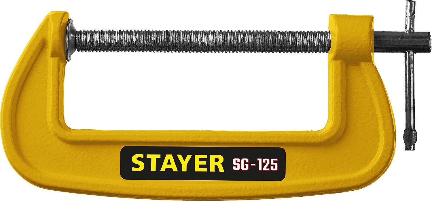 Струбцина тип G 125 мм, STAYER SG-125 