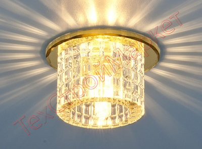 Точечный светильник Elektrostandard 6181 G9 зеркальный/золотой  (YE) a030752