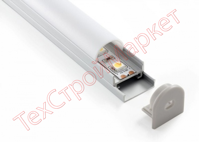 Профиль Elektrostandard потолочный алюминиевый для LED ленты (20mm), LL-2-ALP005 oval a028281    