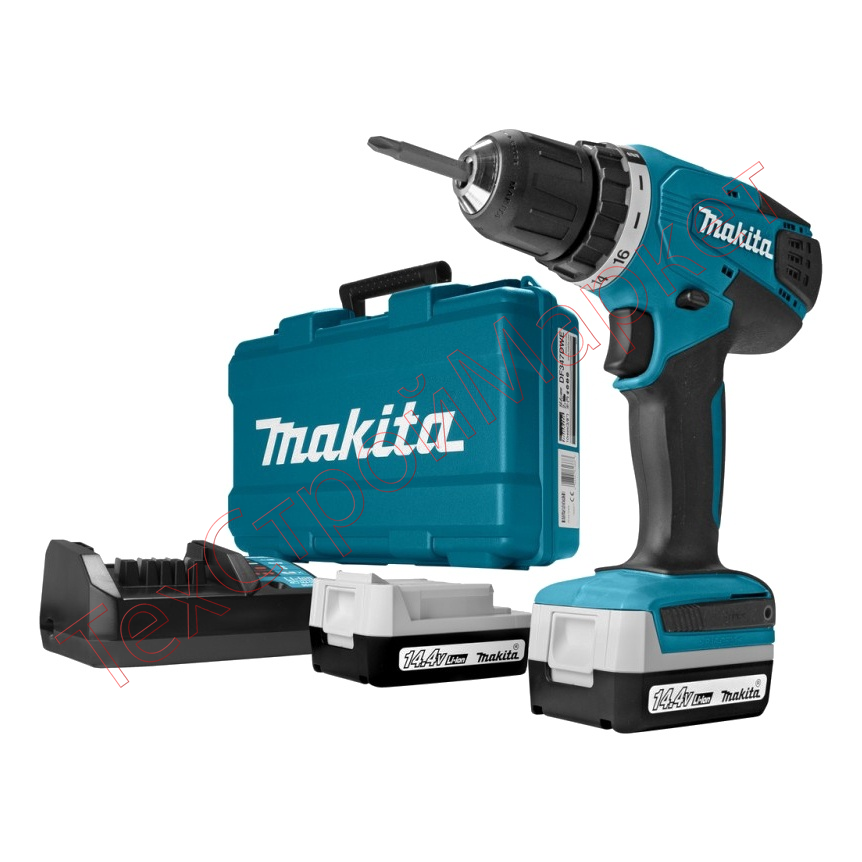 Шуруповерт аккумуляторный Makita DF347DWLE Шуруповерт аккумуляторный Makita DF347DWLE