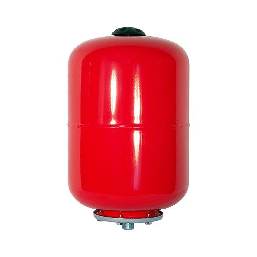 Бак расширительный красный ТЕПЛОКС 24л для систем отопления Материал мембраны EPDM. Подключение 3/4 дюйма, без ножек