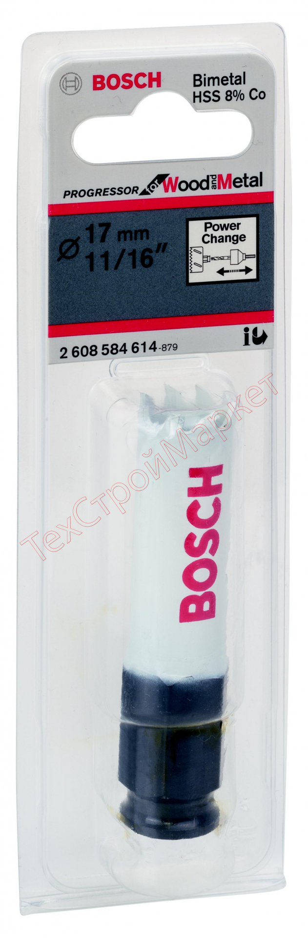 Коронка Bosch 17 HSS-CO (614)