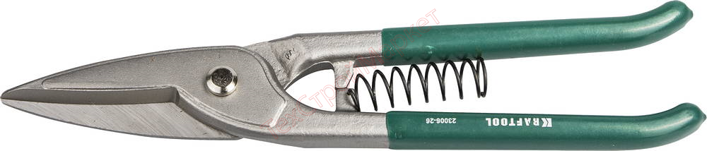 Ножницы по металлу BERLINER цельнокованые, длинный прямой рез, 260 мм KRAFTOOL