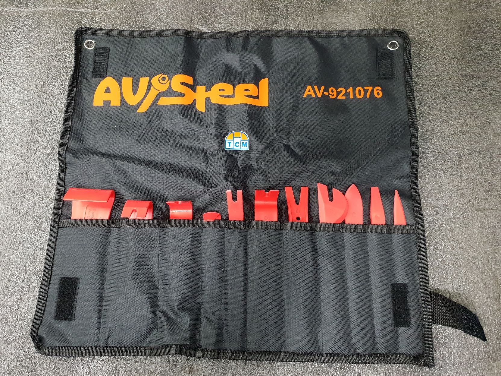 Комплект для демонтажа панелей облицовки 11 предметов "AV Steel"