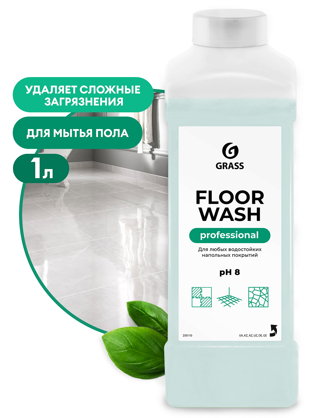 Средство моющее для помещений и автомобилей "Floor wash" (канистра 1 л), шт.