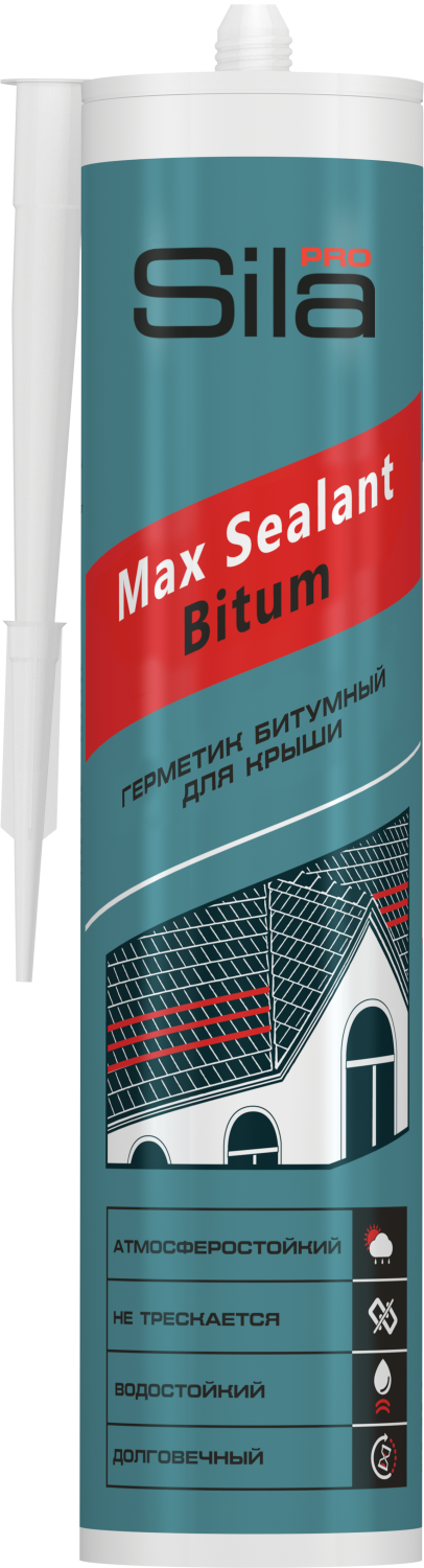 Герметик битумный для крыши SILA PRO MAX SEALANT BITUM 