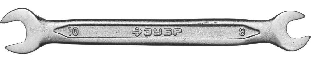 Ключ рожковый гаечный 8 x 10 мм, ЗУБР