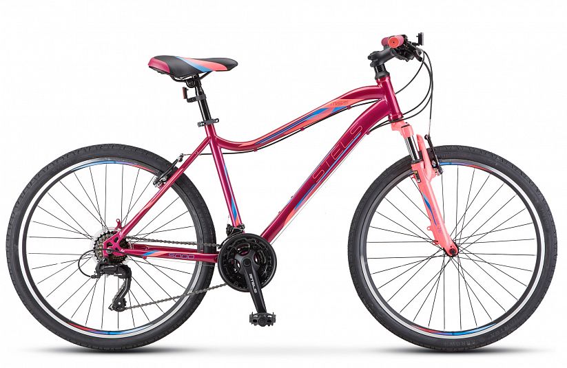 Велосипед 26” Miss-5000 V (18" Вишнёвый/розовый) STELS