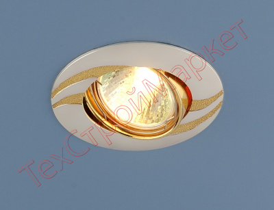 Точечный светильник Elektrostandard 8012 MR16 поворотный PS/GD перл. серебро/золото a032290    