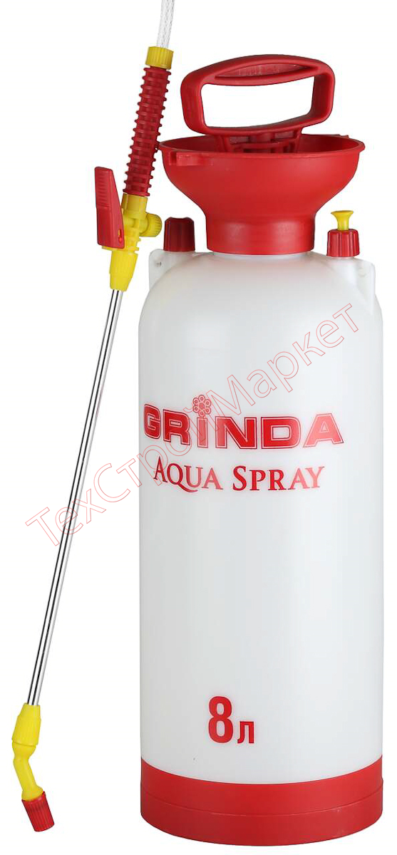 Опрыскиватель GRINDA садовый "Aqua Spray", с алюминиевым удлинителем, 8 л