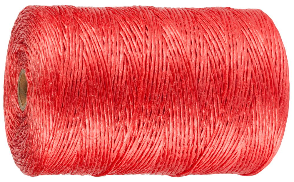 Шпагат ЗУБР многоцелевой полипропиленовый, красный, d=1,8 мм, 500 м, 50 кгс, 1,2 ктекс