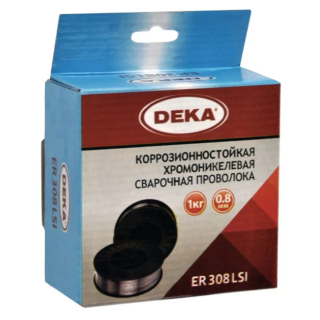 Проволока нержавеющая DEKA ER308LSi 0,8мм 1 кг